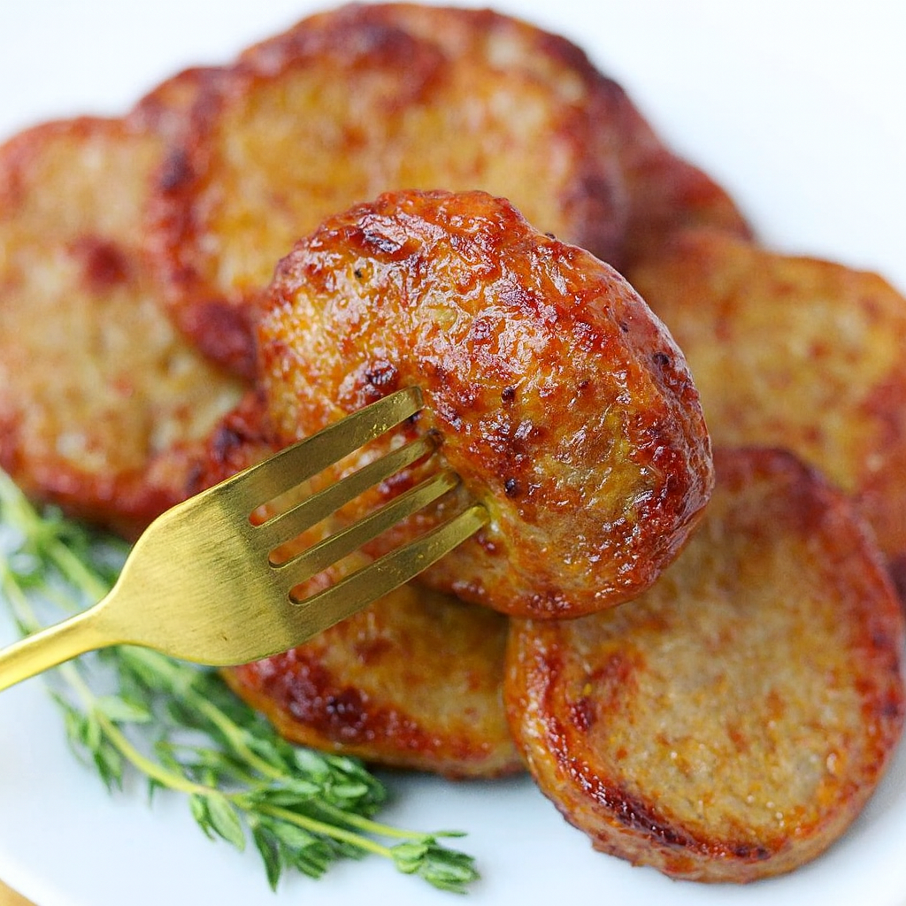 Plant Based Breakfast Sausage Patties